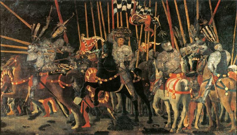 UCCELLO, Paolo Micheletto da Cotignola Engages in Battle rt oil painting picture